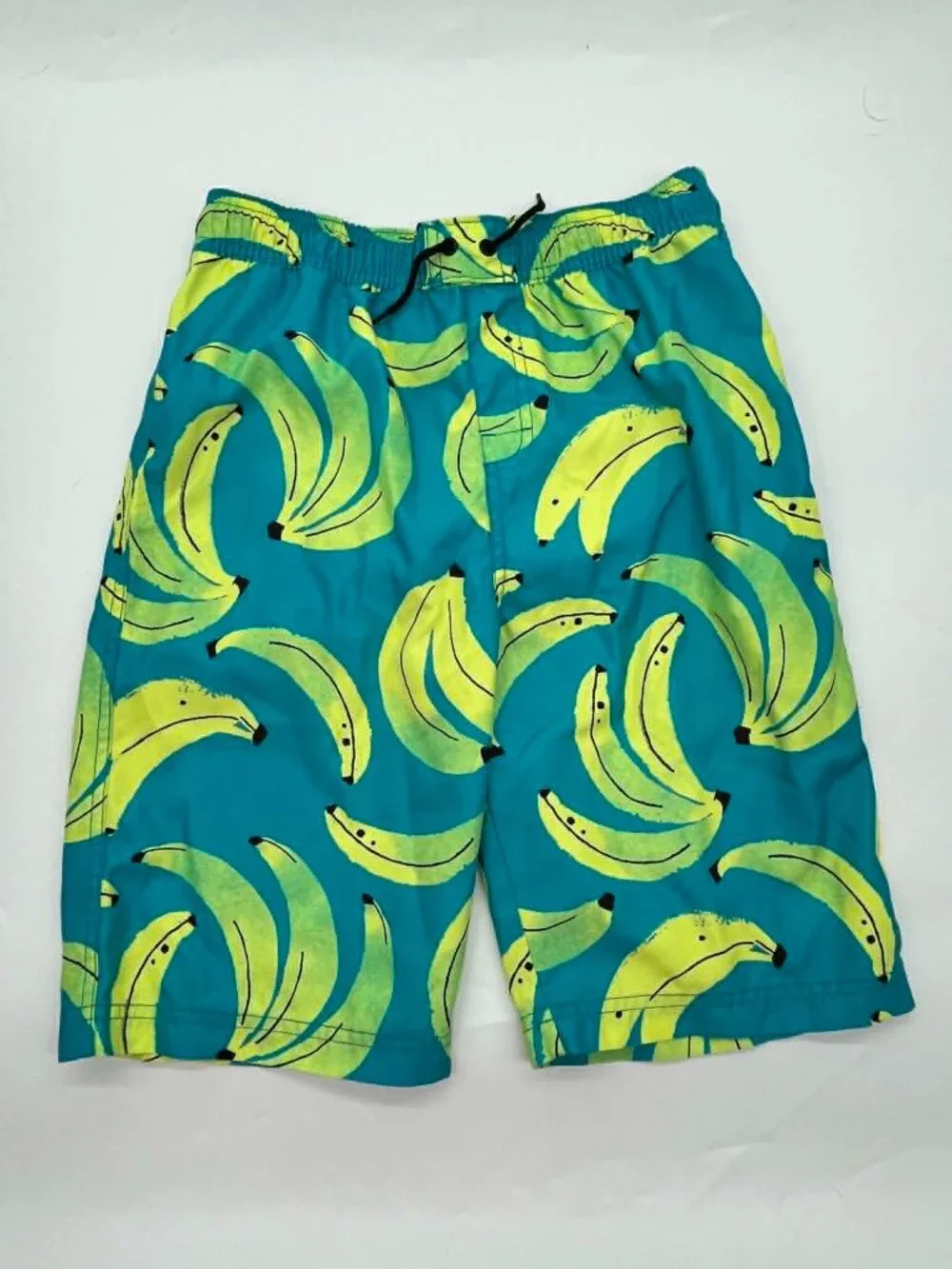 Tea Collection Boys Full Length Swim Trunks Shorts Bottoms Bananas VGUC Size 16
